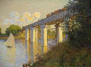 Claude Monet The Railway Bridge at Argenteuil oil